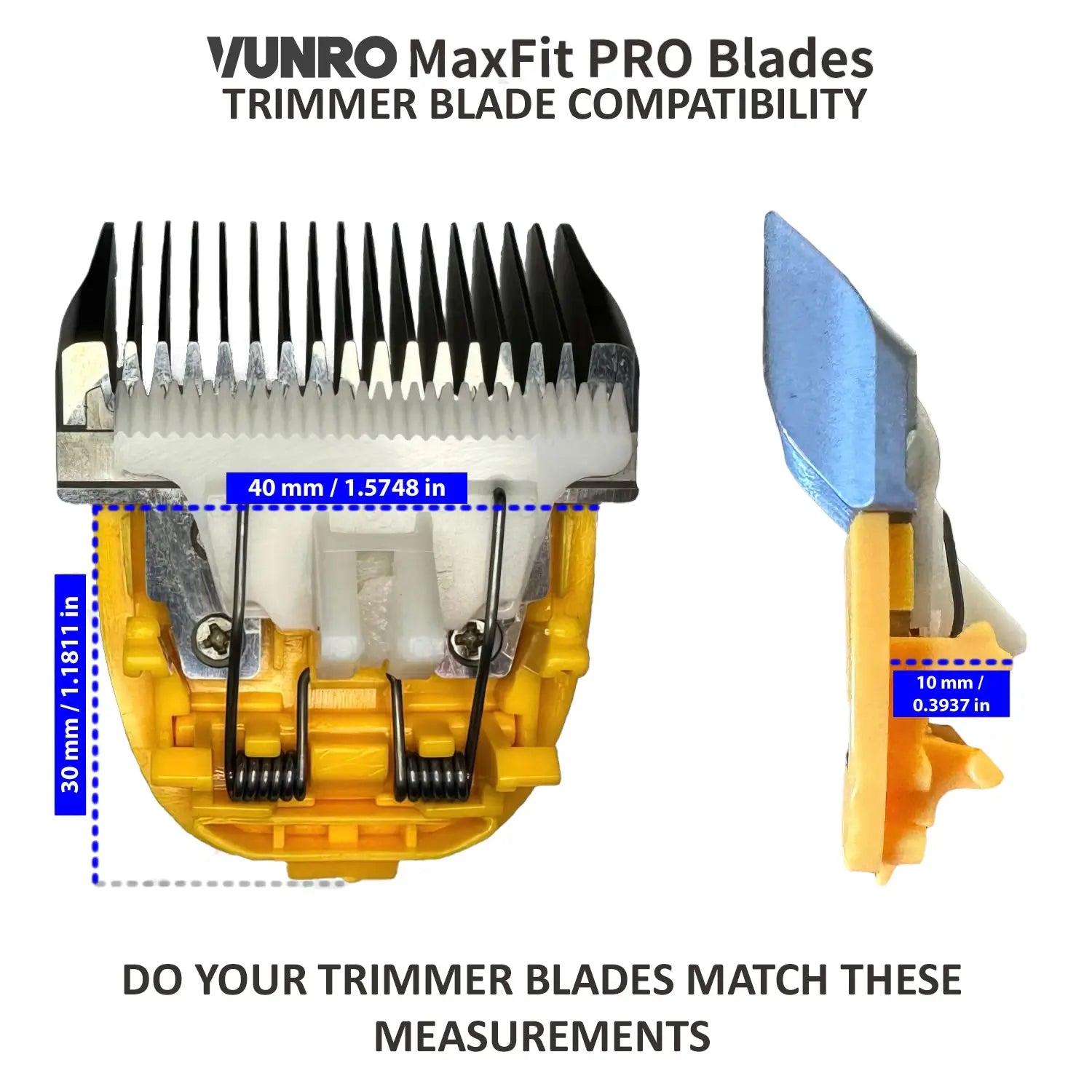 3F MaxFit PRO Cuchilla para cortapelos canino (12,5 mm)